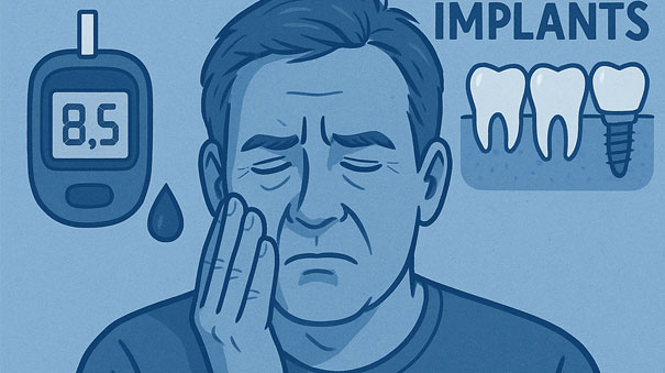 Diabetes e implantes dentales